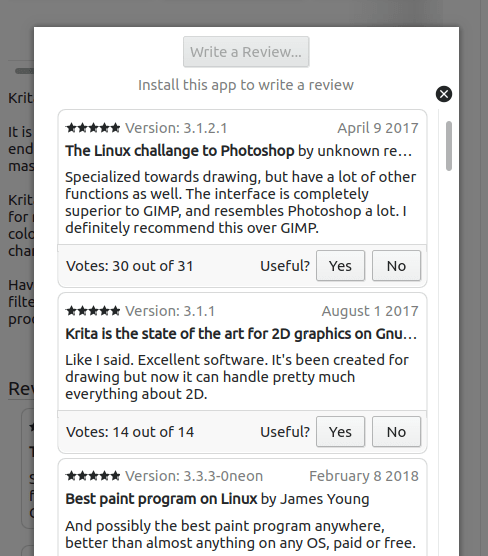 Version numbers in reviews