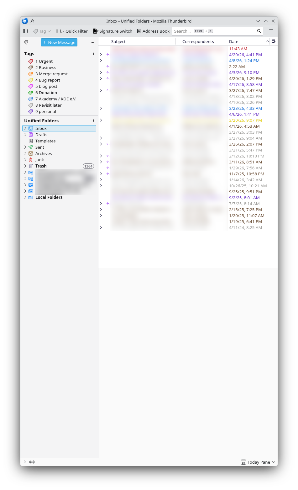 KDE email, part two: use an email client